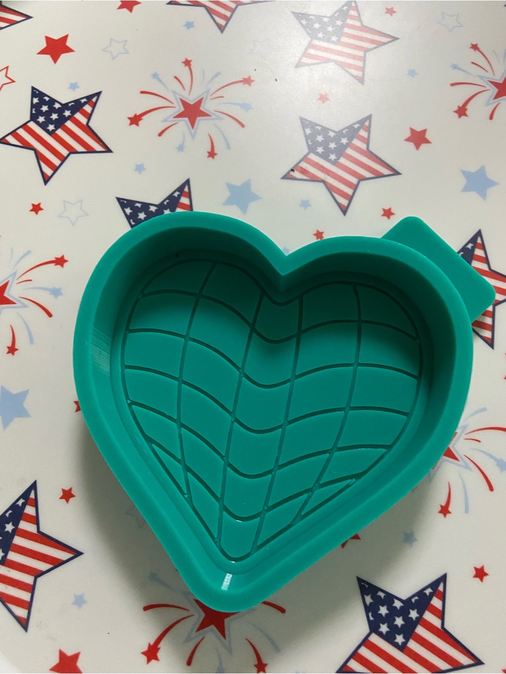 Silicone heart mold